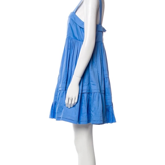 Aje Square Neckline Blue Mini Dress Size AU 8 (US 4 / small) - Picture 2 of 7